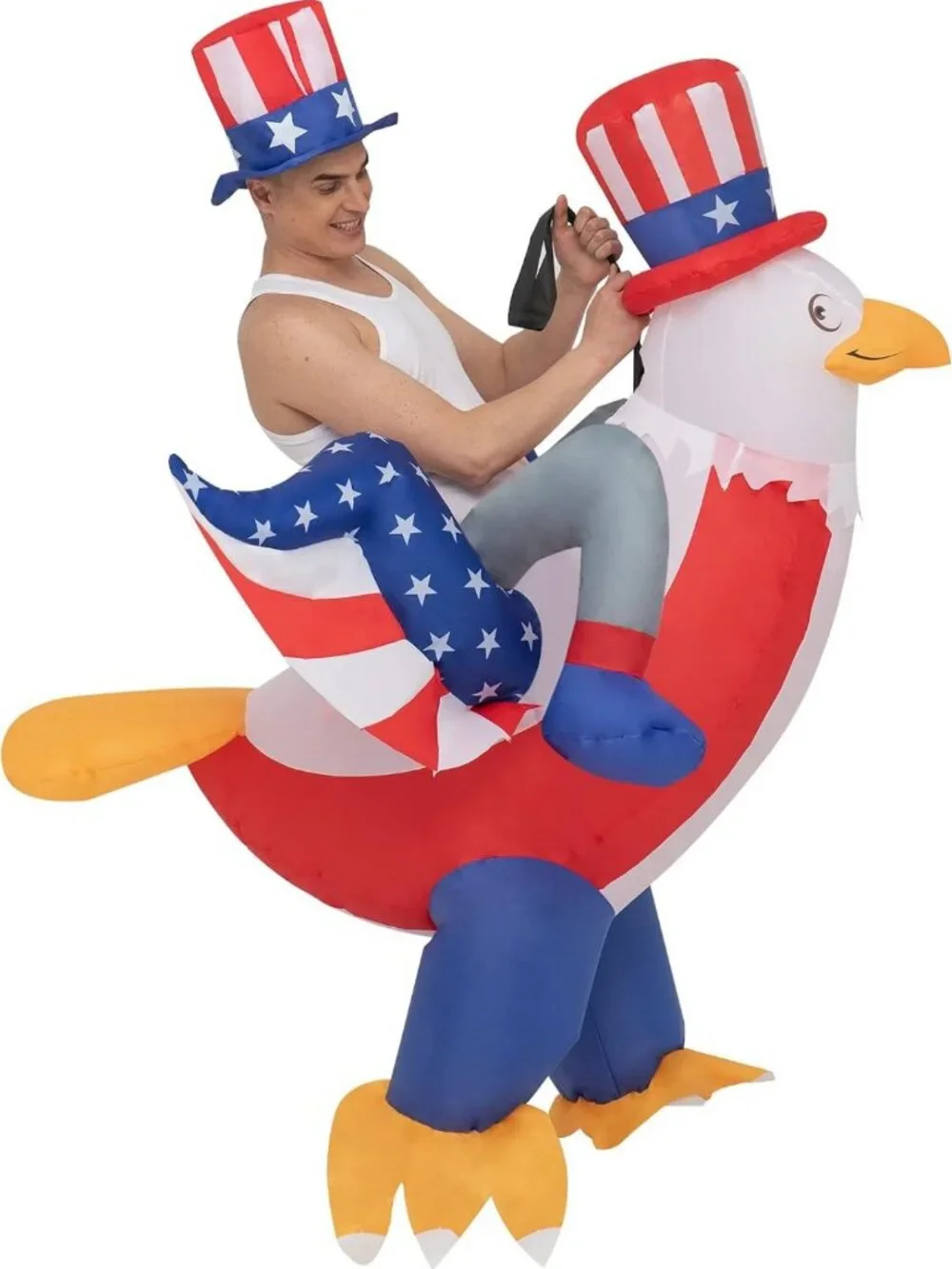 USA Eagle Inflatable Costume for 4th of July Party, Adult Parade & Halloween Fun